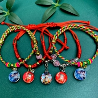 端午节香包手绳挂件货源批发，端午节摆摊卖什么好赚钱，哪吒扣手链，棕宝金丝手链批发