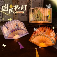 发光古风书灯，新疆小羊灯笼，灯笼玩具货源批发，七彩闪光音乐荷花灯笼